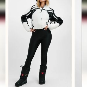 ASOS Black and White Ski Jacket